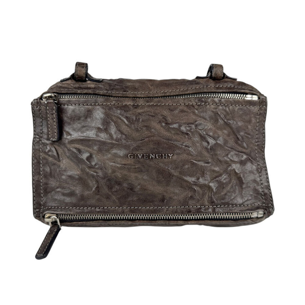 Givenchy Pandora Shoulder Bag Leather Brown